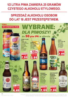 Kaufland - gazetka promocyjna Oferta Kaufland od czwartku 19.02 do środy 25.02 - strona 40