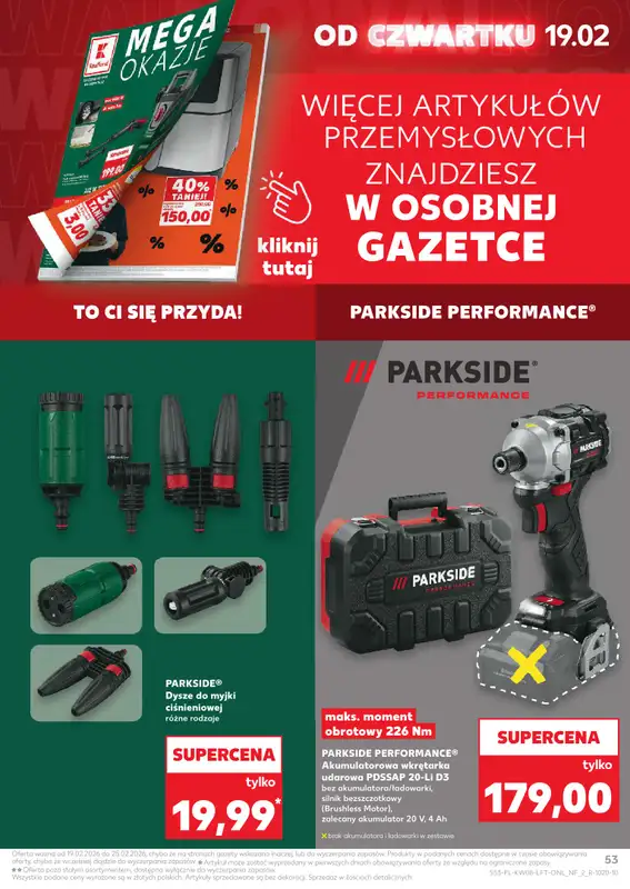 Kaufland - gazetka promocyjna Oferta Kaufland od czwartku 19.02 do środy 25.02 - strona 53