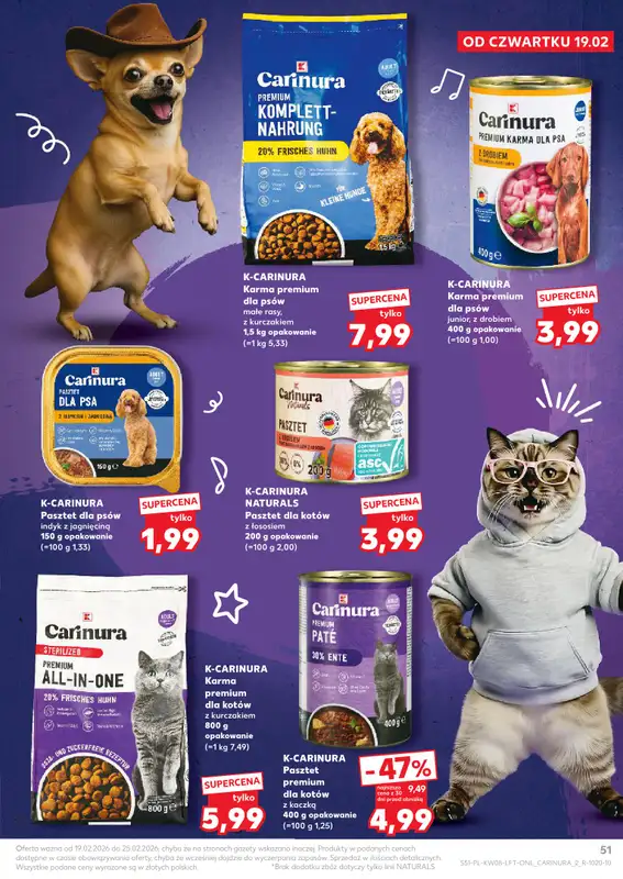 Kaufland - gazetka promocyjna Oferta Kaufland od czwartku 19.02 do środy 25.02 - strona 51
