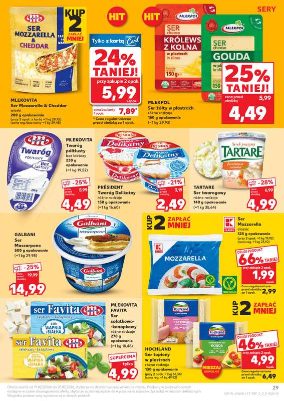 Kaufland - gazetka promocyjna Oferta Kaufland od czwartku 19.02 do środy 25.02 - strona 29