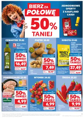 Kaufland - gazetka promocyjna Oferta Kaufland od czwartku 19.02 do środy 25.02 - strona 9