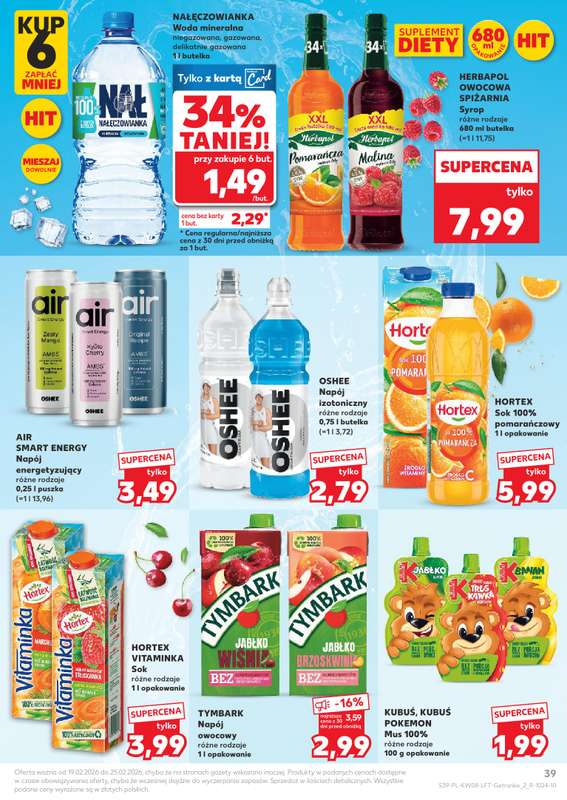 Kaufland - gazetka promocyjna Oferta Kaufland od czwartku 19.02 do środy 25.02 - strona 39