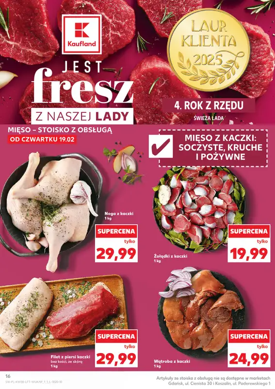 Kaufland - gazetka promocyjna Oferta Kaufland od czwartku 19.02 do środy 25.02 - strona 16