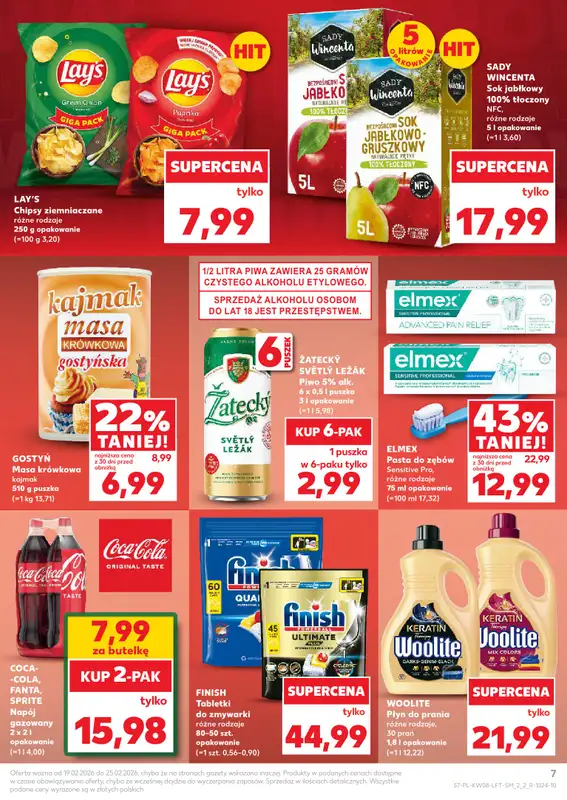 Kaufland - gazetka promocyjna Oferta Kaufland od czwartku 19.02 do środy 25.02 - strona 7
