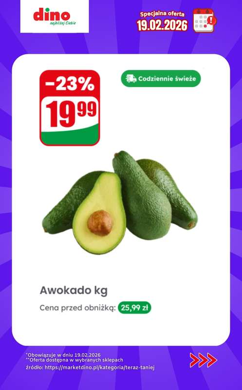 Dino - gazetka promocyjna Specjalna oferta na 19.02.2026 - promocje spoza gazetki od czwartku 19.02 do czwartku 19.02 - strona 3