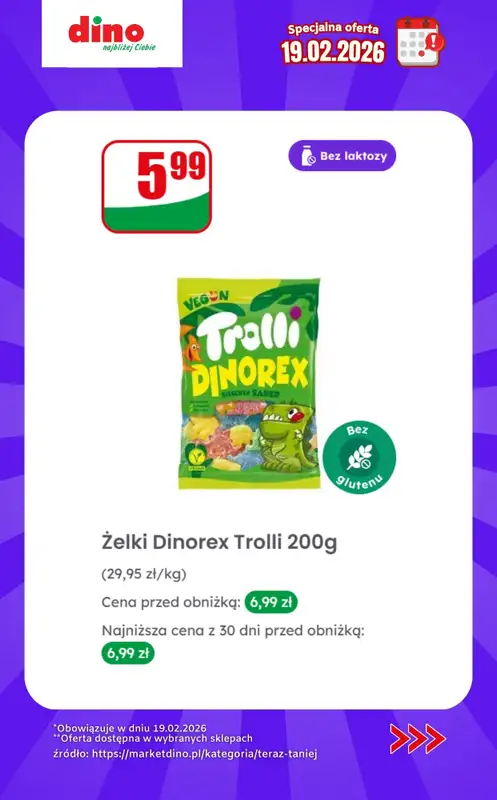 Dino - gazetka promocyjna Specjalna oferta na 19.02.2026 - promocje spoza gazetki od czwartku 19.02 do czwartku 19.02 - strona 9