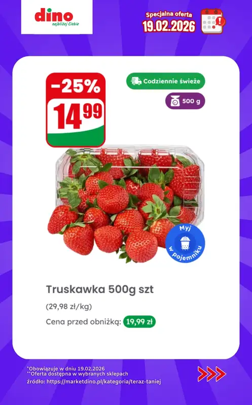 Dino - gazetka promocyjna Specjalna oferta na 19.02.2026 - promocje spoza gazetki od czwartku 19.02 do czwartku 19.02 - strona 4
