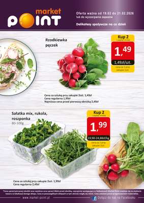 Market Point - gazetka promocyjna Ulotka weekendowa od czwartku 19.02 do soboty 21.02
