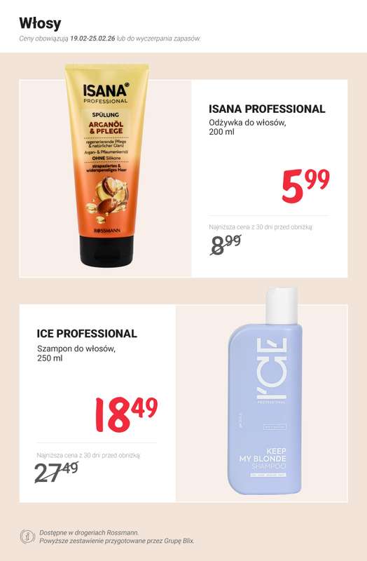 Rossmann - gazetka promocyjna MEGA promocje z nowej gazetki od czwartku 19.02 do środy 25.02 - strona 6