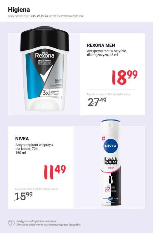 Rossmann - gazetka promocyjna MEGA promocje z nowej gazetki od czwartku 19.02 do środy 25.02 - strona 9