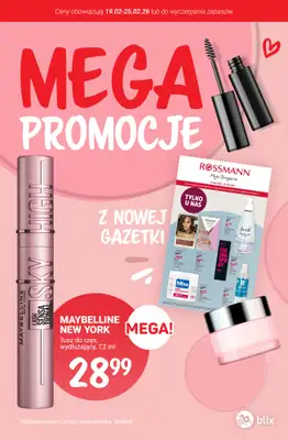 Rossmann - gazetka promocyjna MEGA promocje z nowej gazetki od czwartku 19.02 do środy 25.02