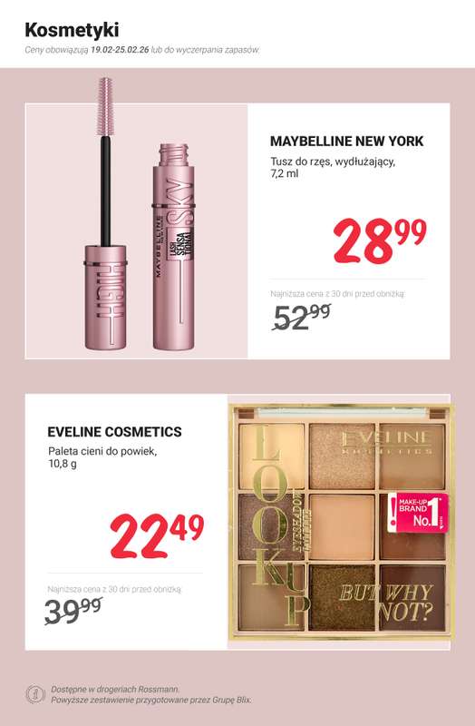 Rossmann - gazetka promocyjna MEGA promocje z nowej gazetki od czwartku 19.02 do środy 25.02 - strona 2