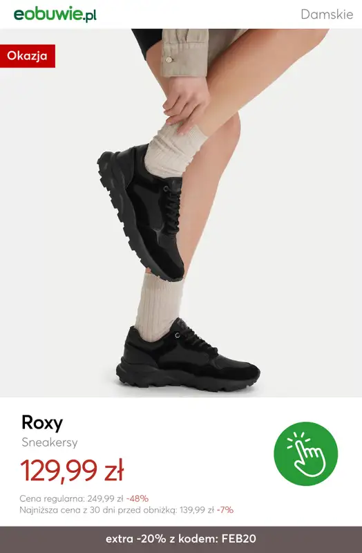 eobuwie.pl - gazetka promocyjna -20% na wybrane buty i torebki przy zakupie 2 rzeczy od czwartku 19.02 do poniedziałku 23.02 - strona 7