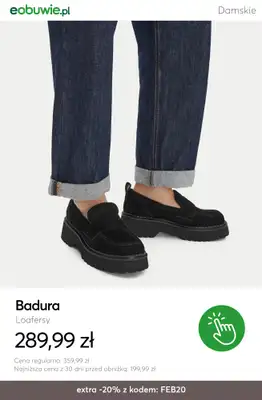eobuwie.pl - gazetka promocyjna -20% na wybrane buty i torebki przy zakupie 2 rzeczy od czwartku 19.02 do poniedziałku 23.02 - strona 13
