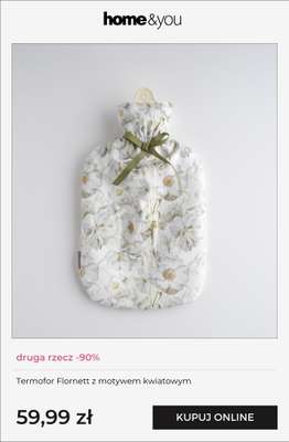 Termofor Flornett z motywem kwiatowym