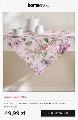 home&you - gazetka promocyjna Druga rzecz -90% od czwartku 19.02 do wtorku 24.02 - strona 10
