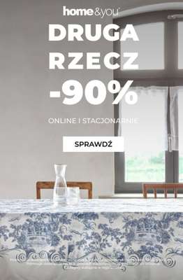 home&you - gazetka promocyjna Druga rzecz -90% od czwartku 19.02 do wtorku 24.02