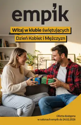 BEST SALE - gazetka promocyjna Empik I Katalog: Dzień kobiet i Mężczyzn od soboty 14.02 do wtorku 24.02