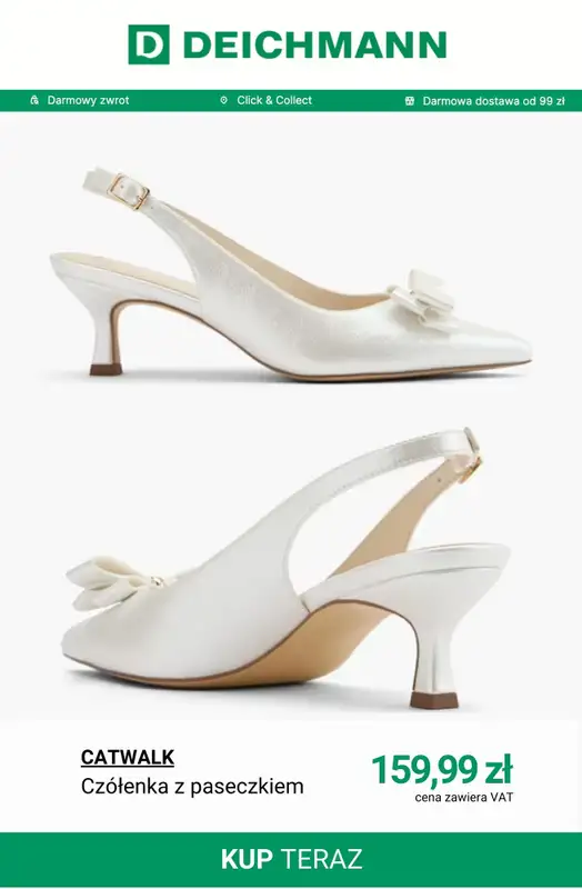 Deichmann - gazetka promocyjna Buty ślubne damskie od czwartku 19.02  - strona 11