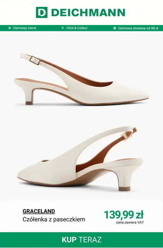Deichmann - gazetka promocyjna Buty ślubne damskie od czwartku 19.02  - strona 10