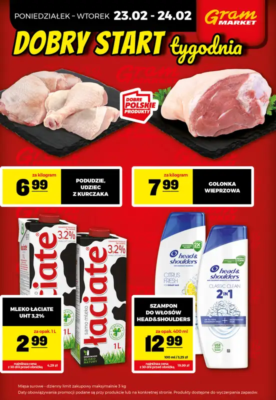 Gram Market - gazetka promocyjna Cały tydzień niskie ceny od piątku 20.02 do środy 25.02 - strona 4