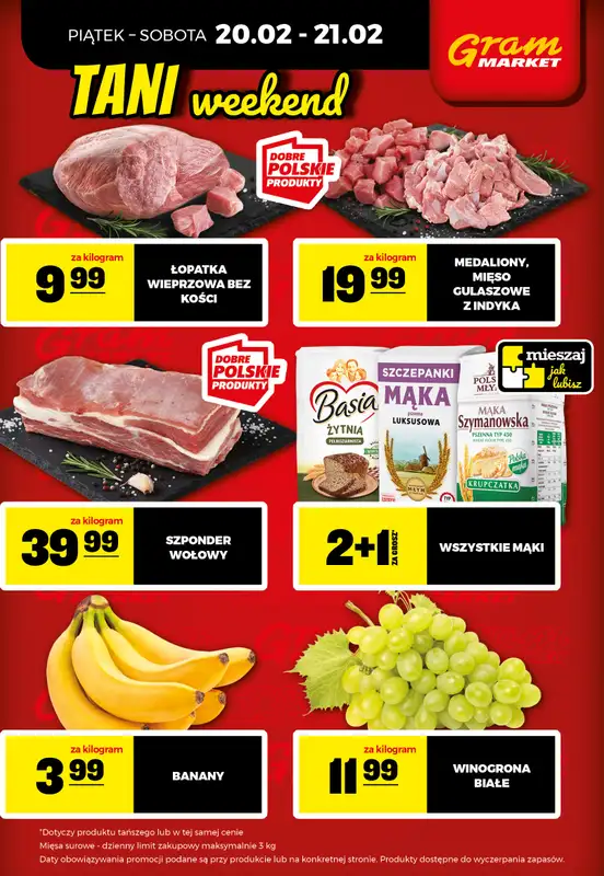 Gram Market - gazetka promocyjna Cały tydzień niskie ceny od piątku 20.02 do środy 25.02 - strona 2