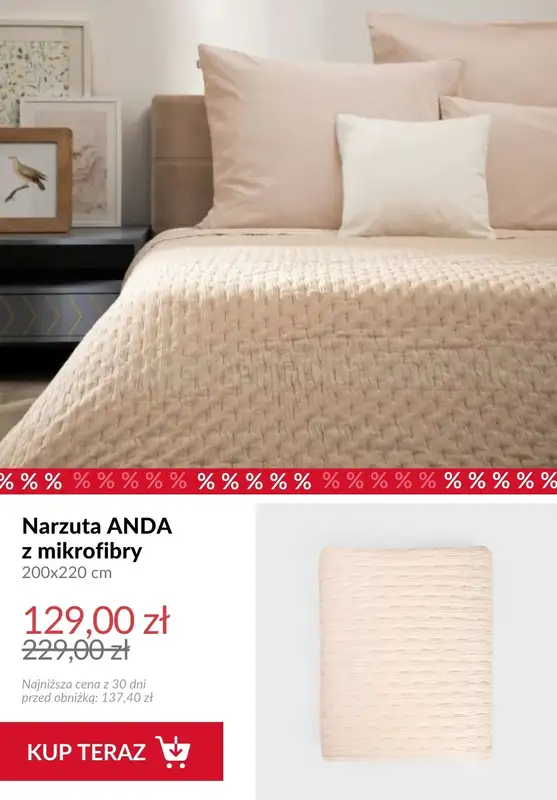 Homla - gazetka promocyjna Wyprzedaż na produkty do sypialni od czwartku 19.02  - strona 6