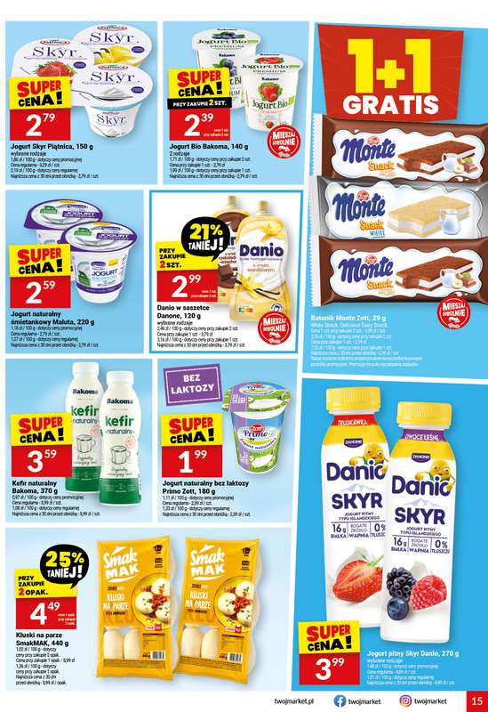 Twój Market - gazetka promocyjna Gazetka od środy 18.02 do wtorku 24.02 - strona 15