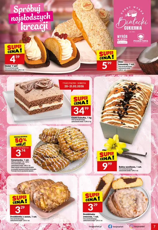 Twój Market - gazetka promocyjna Gazetka od środy 18.02 do wtorku 24.02 - strona 7