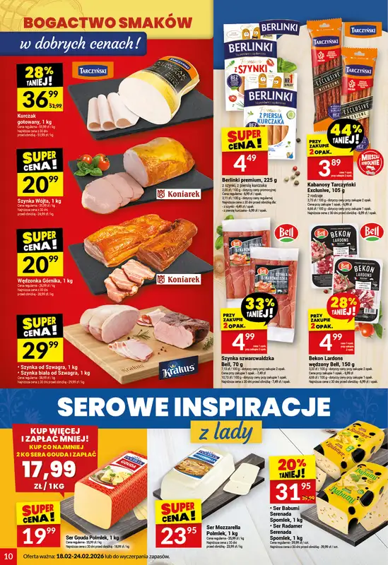 Twój Market - gazetka promocyjna Gazetka od środy 18.02 do wtorku 24.02 - strona 10