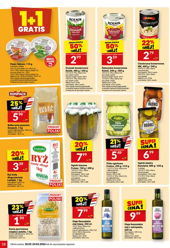 Twój Market - gazetka promocyjna Gazetka od środy 18.02 do wtorku 24.02 - strona 18