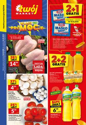 Twój Market - gazetka promocyjna Gazetka od środy 18.02 do wtorku 24.02