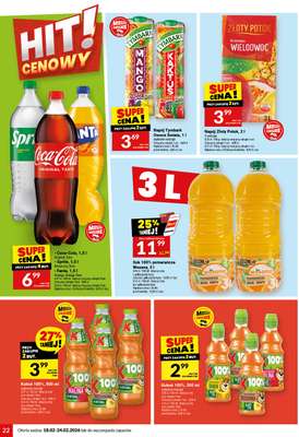 Twój Market - gazetka promocyjna Gazetka od środy 18.02 do wtorku 24.02 - strona 22