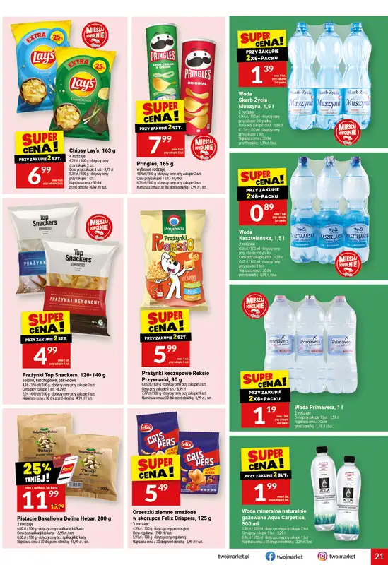 Twój Market - gazetka promocyjna Gazetka od środy 18.02 do wtorku 24.02 - strona 21