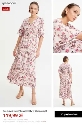 Greenpoint - gazetka promocyjna Sukienki do -60% – znajdź idealną na wiosnę od czwartku 19.02  - strona 12