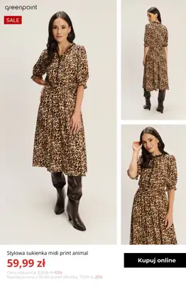 Greenpoint - gazetka promocyjna Sukienki do -60% – znajdź idealną na wiosnę od czwartku 19.02  - strona 3