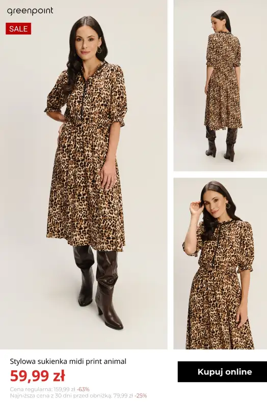 Greenpoint - gazetka promocyjna Sukienki do -60% – znajdź idealną na wiosnę od czwartku 19.02  - strona 3