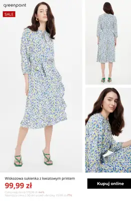 Greenpoint - gazetka promocyjna Sukienki do -60% – znajdź idealną na wiosnę od czwartku 19.02  - strona 7