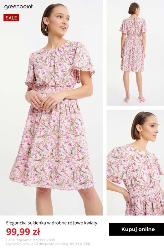 Greenpoint - gazetka promocyjna Sukienki do -60% – znajdź idealną na wiosnę od czwartku 19.02  - strona 10