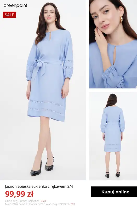 Greenpoint - gazetka promocyjna Sukienki do -60% – znajdź idealną na wiosnę od czwartku 19.02  - strona 4