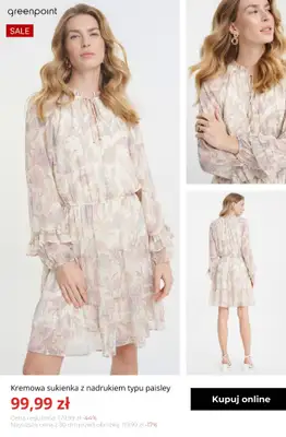 Greenpoint - gazetka promocyjna Sukienki do -60% – znajdź idealną na wiosnę od czwartku 19.02  - strona 8