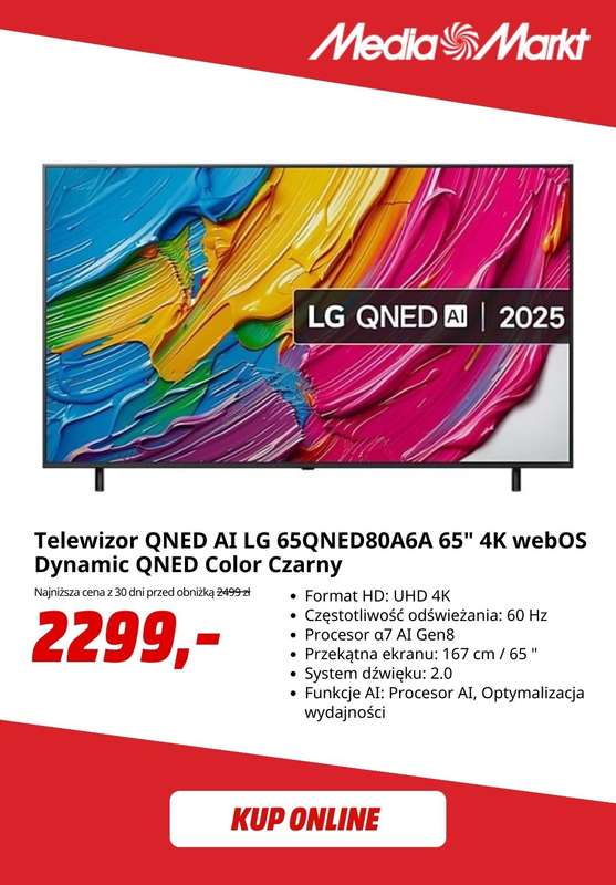 Media Markt - gazetka promocyjna -60 zł za 500 przy zakupie min. 2 wybranych produktów z AI od czwartku 19.02 do niedzieli 22.02 - strona 7