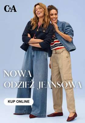 C&A - gazetka promocyjna Nowa odzież jeansowa od czwartku 19.02 