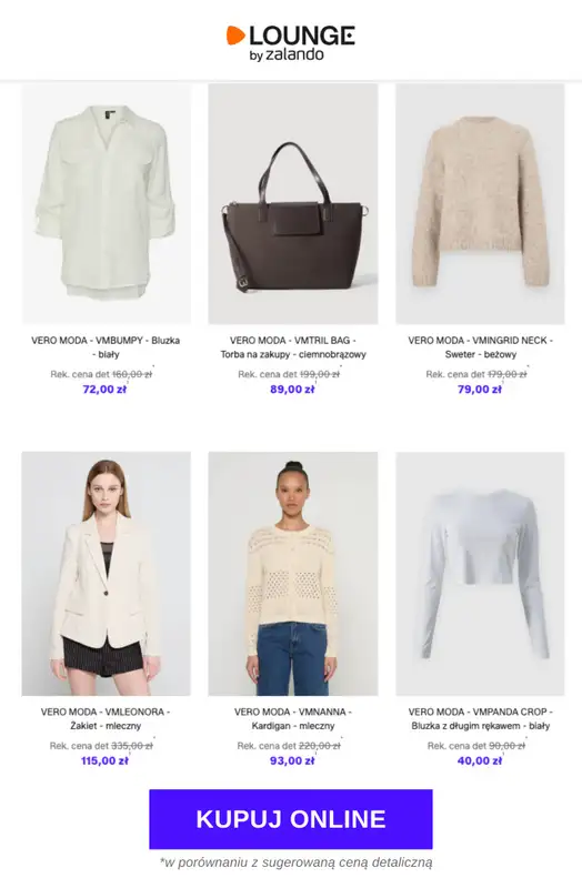 Lounge by Zalando - gazetka promocyjna Do -73% Vero Moda od czwartku 19.02 do niedzieli 22.02 - strona 11