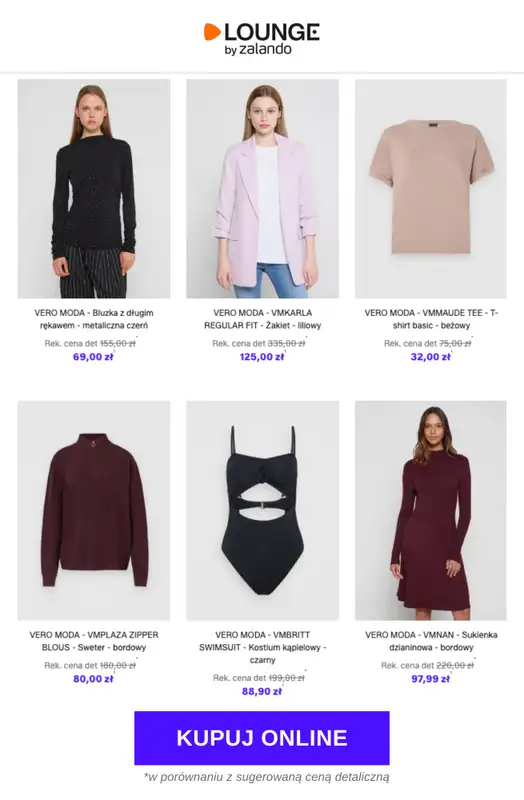 Lounge by Zalando - gazetka promocyjna Do -73% Vero Moda od czwartku 19.02 do niedzieli 22.02 - strona 4