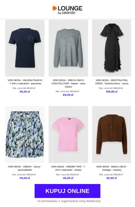 Lounge by Zalando - gazetka promocyjna Do -73% Vero Moda od czwartku 19.02 do niedzieli 22.02 - strona 9