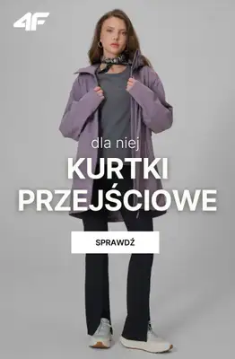 4F - gazetka promocyjna Kurtki damskie przejściowe - nowości i okazje od czwartku 19.02 