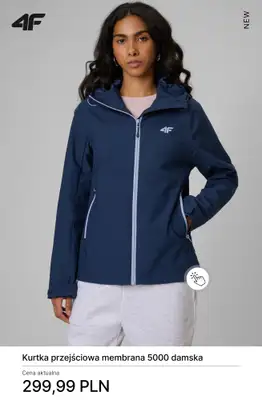 4F - gazetka promocyjna Kurtki damskie przejściowe - nowości i okazje od czwartku 19.02  - strona 10