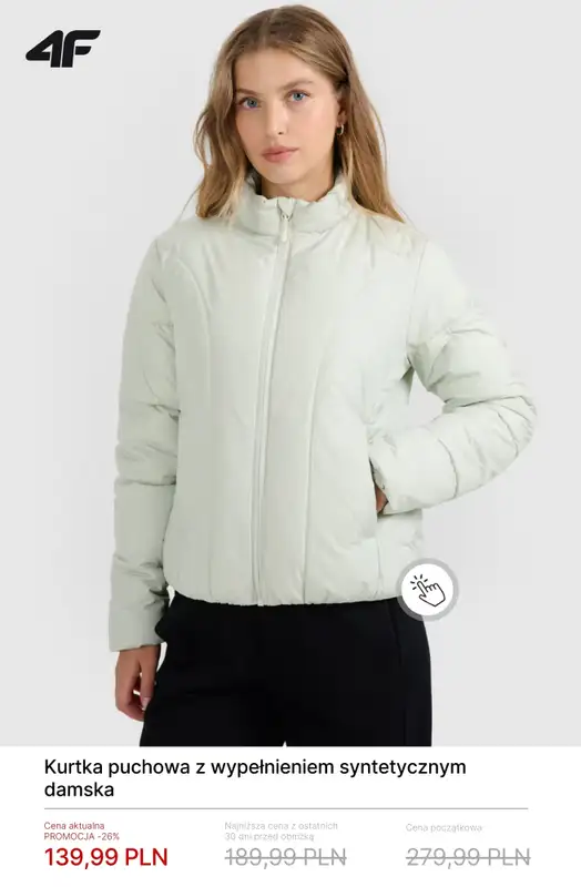 4F - gazetka promocyjna Kurtki damskie przejściowe - nowości i okazje od czwartku 19.02  - strona 9