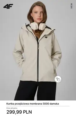 4F - gazetka promocyjna Kurtki damskie przejściowe - nowości i okazje od czwartku 19.02  - strona 2